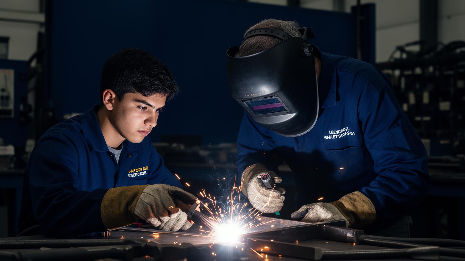 Learn to weld with licensed mentors.